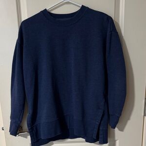 Kersh Deep Blue Textured Sweater